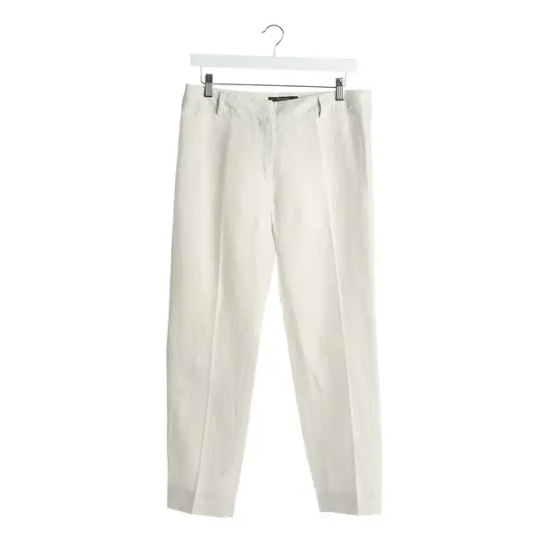 Hose in Weiß, Leinen, Max Mara