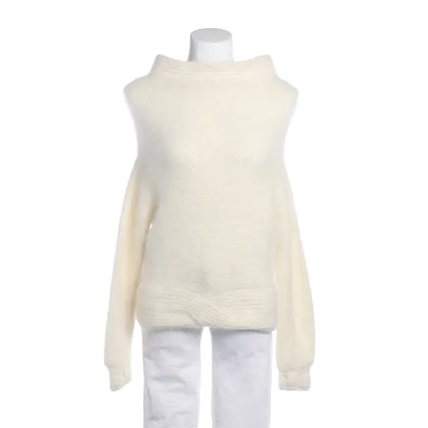 Pullover in Weiß, Wolle, Maje