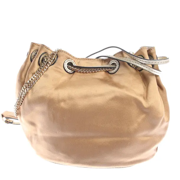 Schultertasche in Metallic, Baumwolle, Diane von Furstenberg