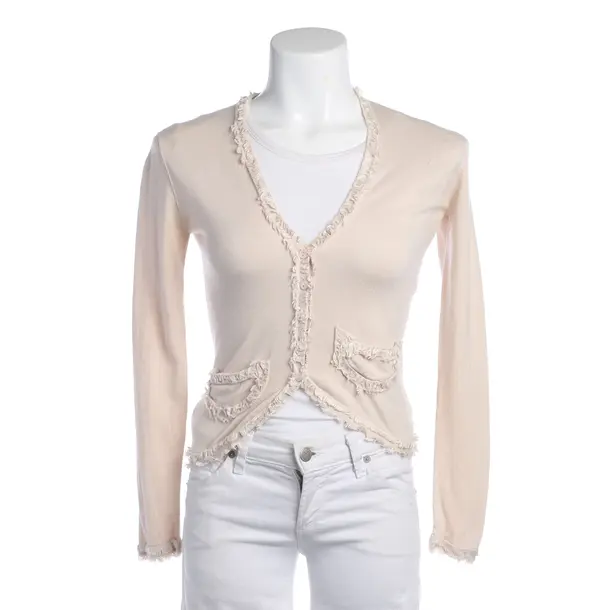 Strickjacke in Weiß, Seide, Marc Cain