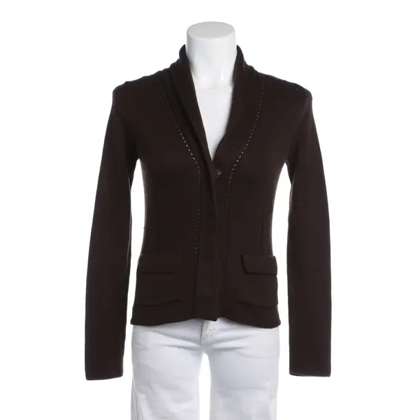 Strickjacke in Braun, Seide, Max Mara