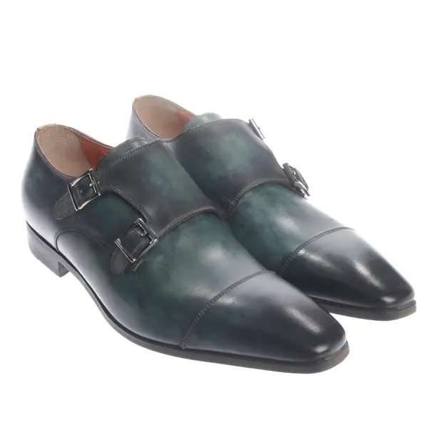 Halbschuhe in Grün, , Santoni