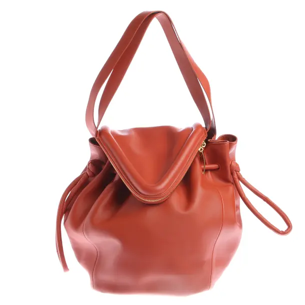 Borsa a cinture a tracolla, in Arancione scuro, Pelle, Bottega Veneta