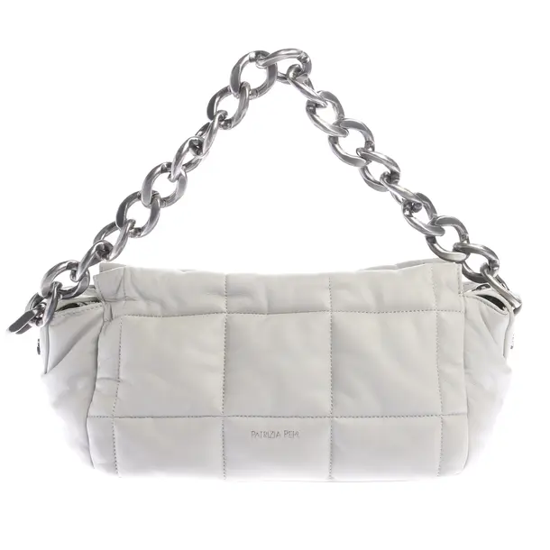 Schultertasche in Grau, Leder, Patrizia Pepe