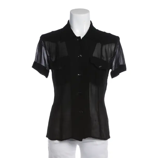 Bluse in Schwarz, Viskose, Moschino
