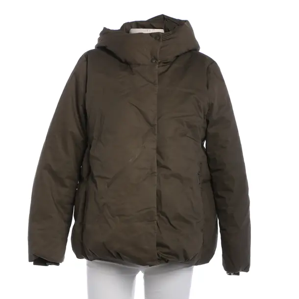 Winter Jacket, in Green, Cotton, Woolrich