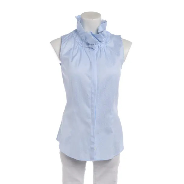 Blouse in Blue, Cotton, Van Laack