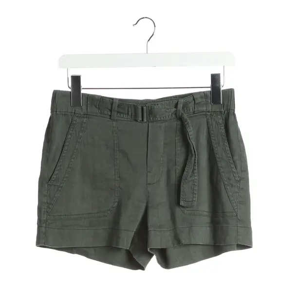 Shorts in Green, Linen, Vince
