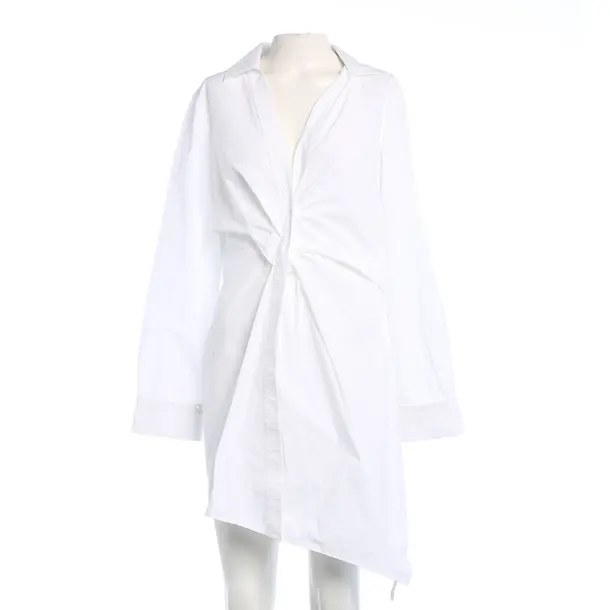 Dress, in White, Cotton, Off-White