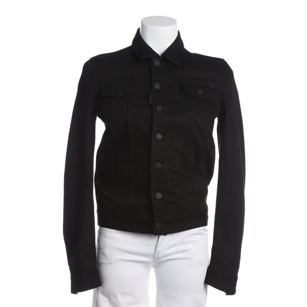Jeansjacke, in Schwarz, Baumwolle, Dsquared