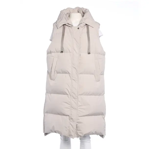 Weste in Weiß, Polyester, MooRER
