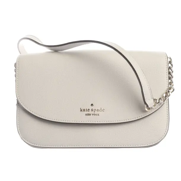 Schultertasche in Grau, Leder, Kate Spade New York