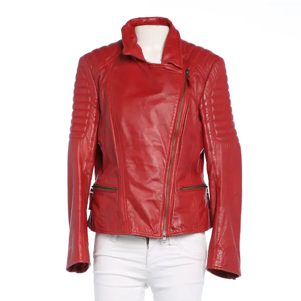 Lederjacke in Rot, Leder, Marc Cain Sports
