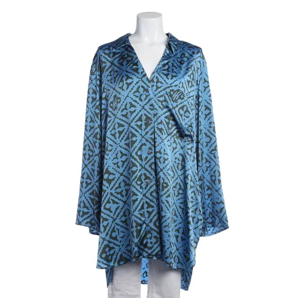 Tunika, in Blau, Seide, Friendly Hunting