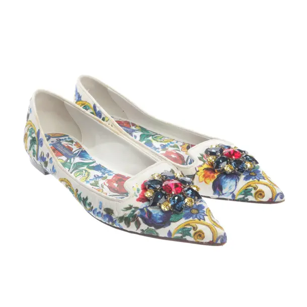 Ballerinas in Mehrfarbig, , Dolce & Gabbana