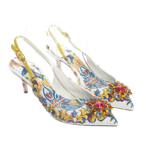 Slingbacks in Multicolored, , Dolce & Gabbana