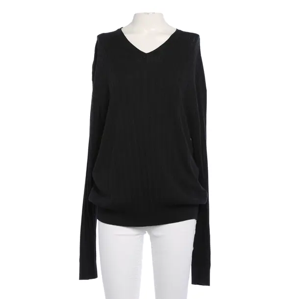 Jumper in Black, Cotton, Hugo Boss Black Label