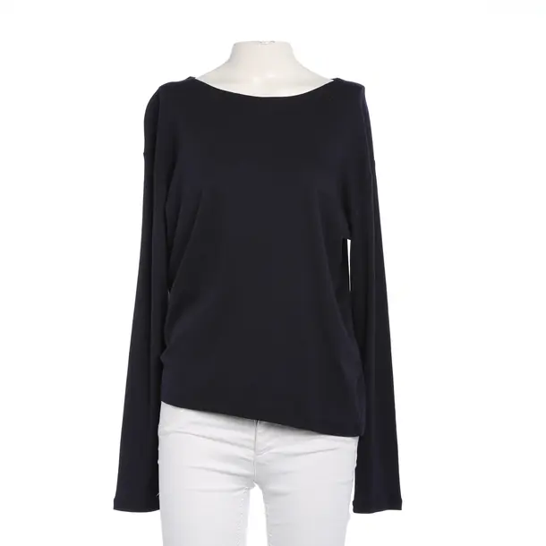 Long Sleeve Shirt in Blue, Cotton, Closed