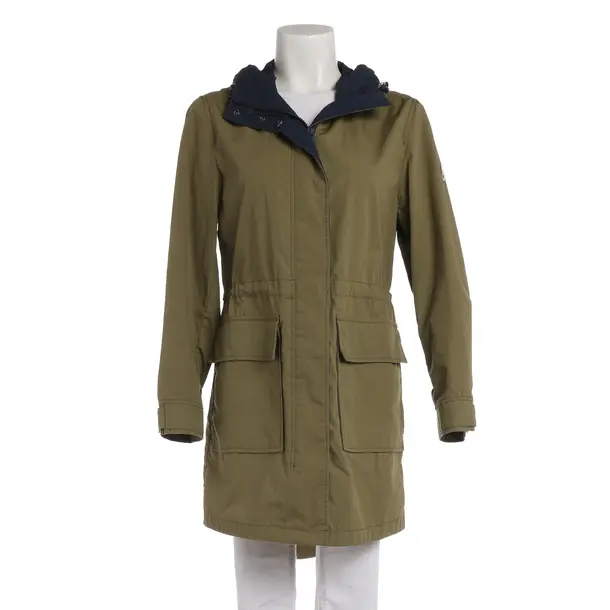 Mid-Season Coat in Green, Cotton, Tommy Jeans