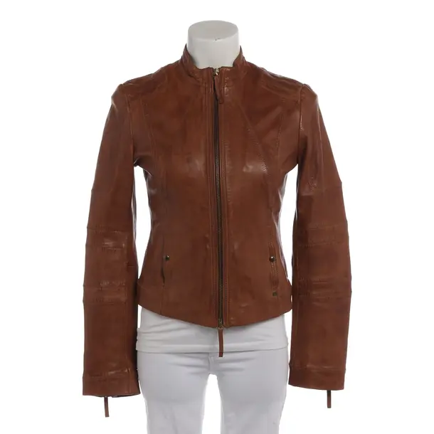 LeatherJacket in Brown, Leather, Hugo Boss Orange