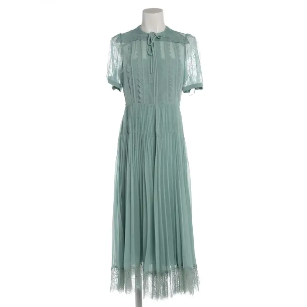 Cocktailkleid in Grün, Polyester, self-portrait