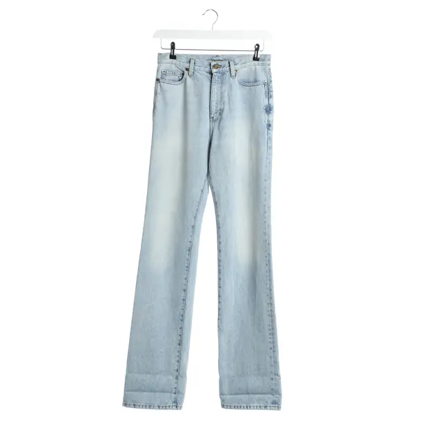 Straight Fit Jeans, in Light Blue, Cotton, Saint Laurent