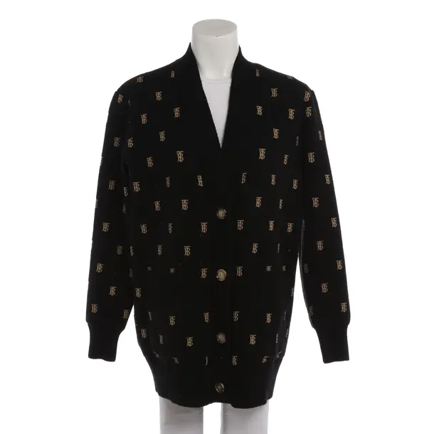 Cardigan, in Black, Wool, Burberry