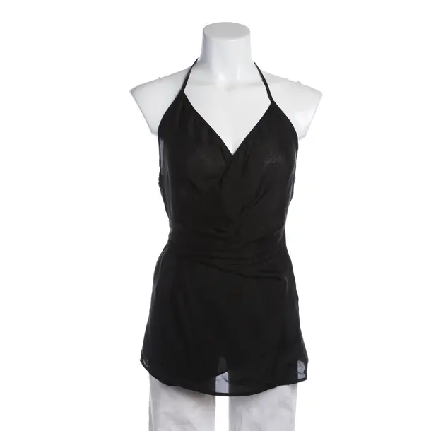 Top in Schwarz, Cupro, Rick Owens