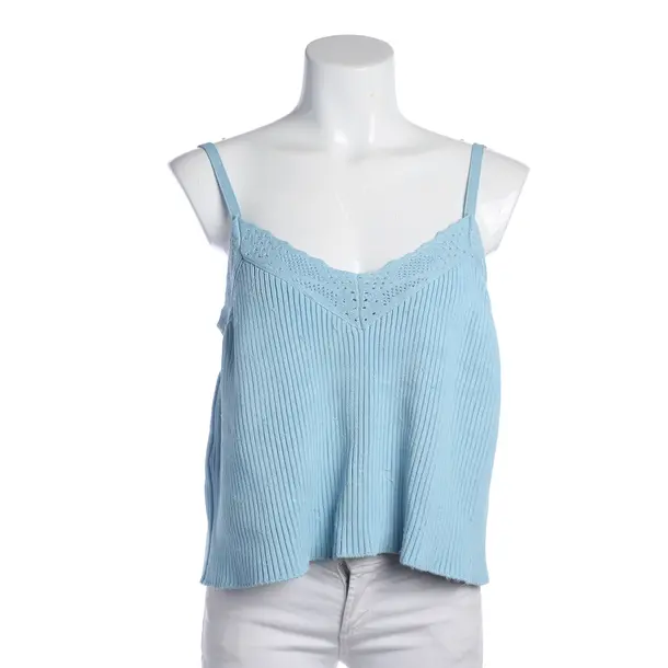 Top in Blau, Viskose, Balenciaga