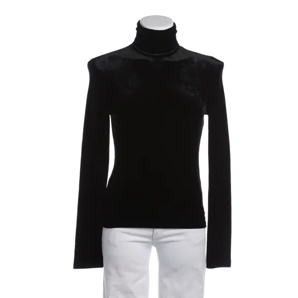 Longsleeve in Schwarz, Viskose, Saint Laurent