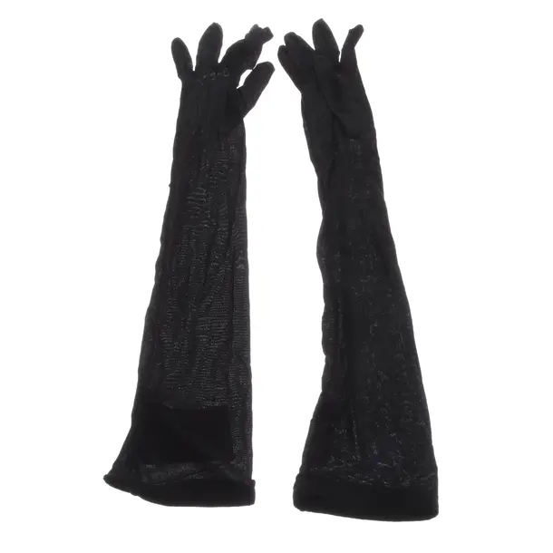 Gloves in Black, Viscose, Saint Laurent