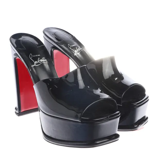 Sandaletten in Schwarz, , Christian Louboutin