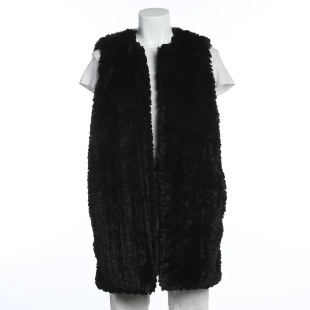 Gilet, in Nero, Poliestere, Ricco e reale