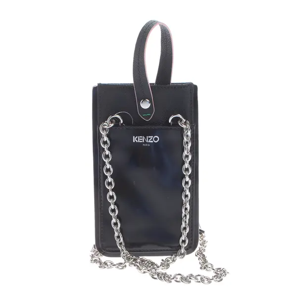 Phone Case in Black, Leather, Kenzo