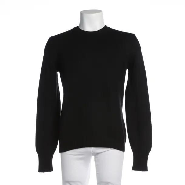 Pullover in Schwarz, Wolle, Roberto Collina