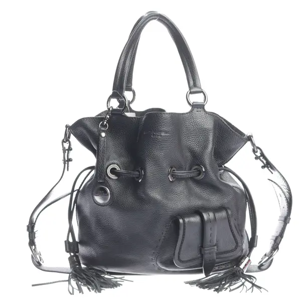 Handbag in Black, Leather, Lancel