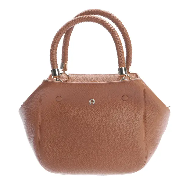 Handtasche, in Braun, Leder, Aigner