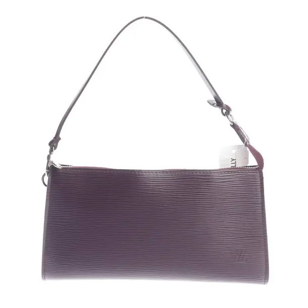 Handbag in Purple, Leather, Louis Vuitton