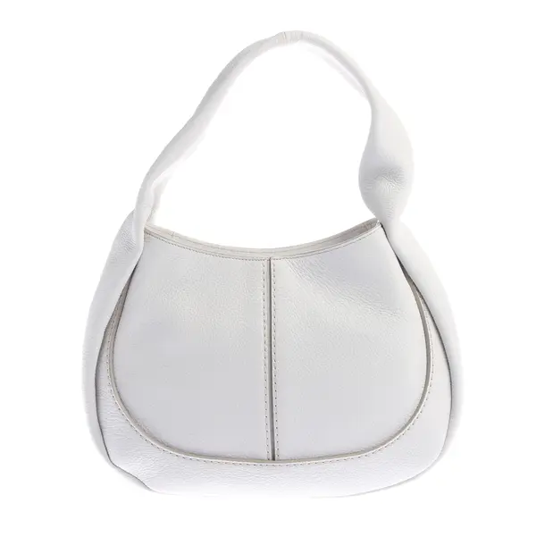 Shoulder Bag, in White, Leather, Tod´s