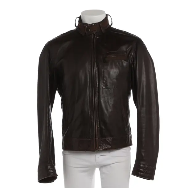 Leather Jacket in Brown, Leather, Strellson