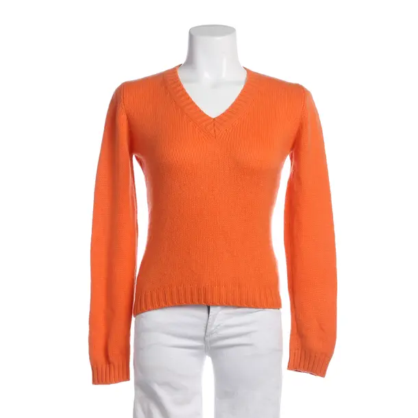 Cashmere Jumper in Orange, Cashmere, Bruno Manetti