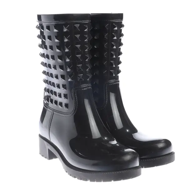 Rain Boots in Black, , Valentino