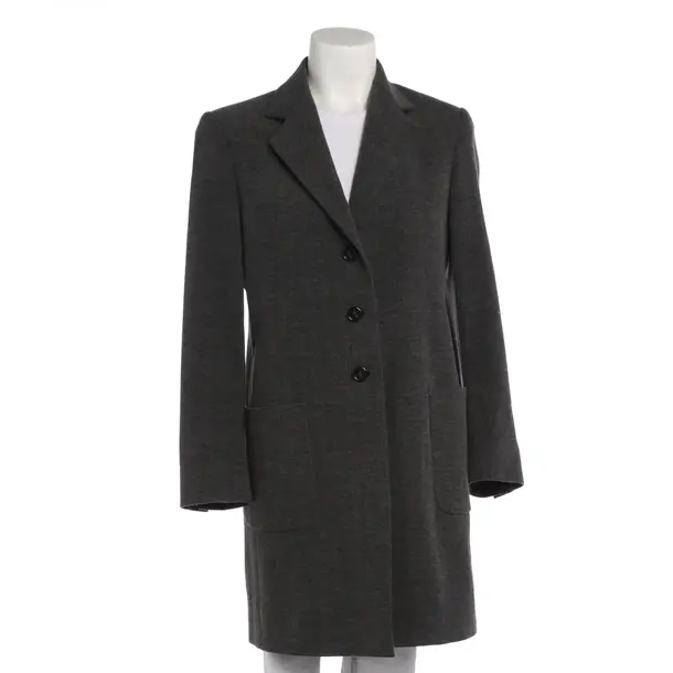 Mid-Season Coat in Gray, Wool, Max Mara