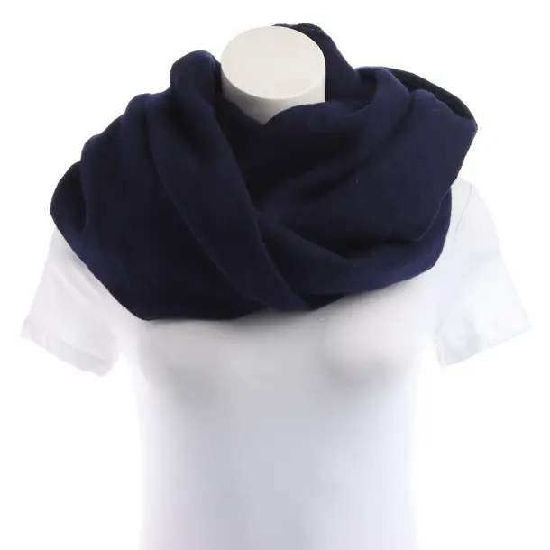 Schal, in Blau, Wolle, Closed