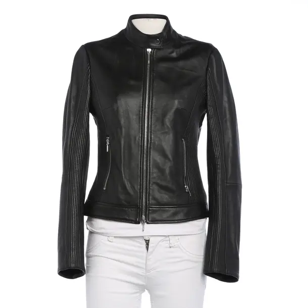 Lederjacke in Schwarz, Leder, Hugo Boss Red Label