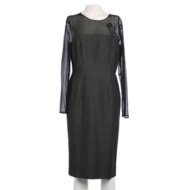 Cocktailkleid in Schwarz, Wolle, Escada