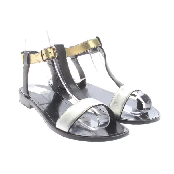 Sandalen in Metallic, , Saint Laurent