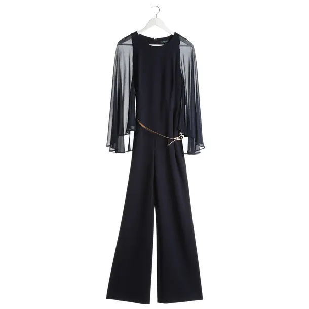 Cocktail Dress, in Navy, Polyester, Lauren Ralph Lauren