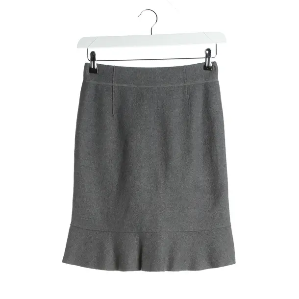 Skirt in Gray, Cotton, Marc Cain