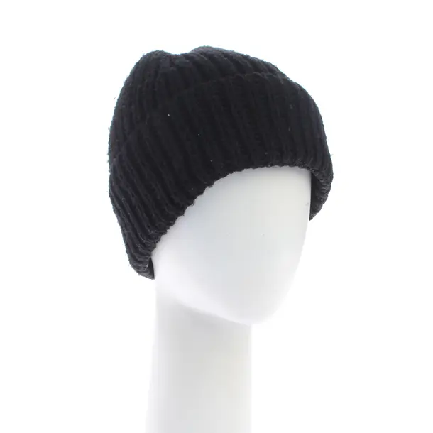 Mütze in Schwarz, Wolle, Moncler